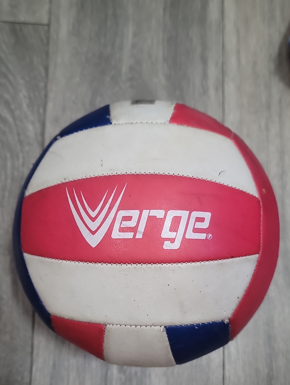 Verge Tricolor Red White Blue Indoor/Outdoor Volleyball